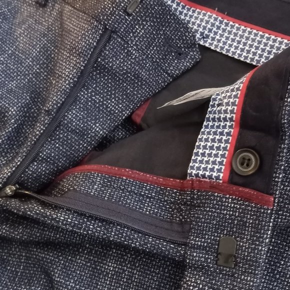 LLOYD & JEFFERSON - Viscose blue pants - Sz 32 (W34) - Picture 9 of 13